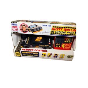 Rusty Wallace Pontiac Grand Prix #2 1/25 Road Champs Remote Control VTg 1992 Nib